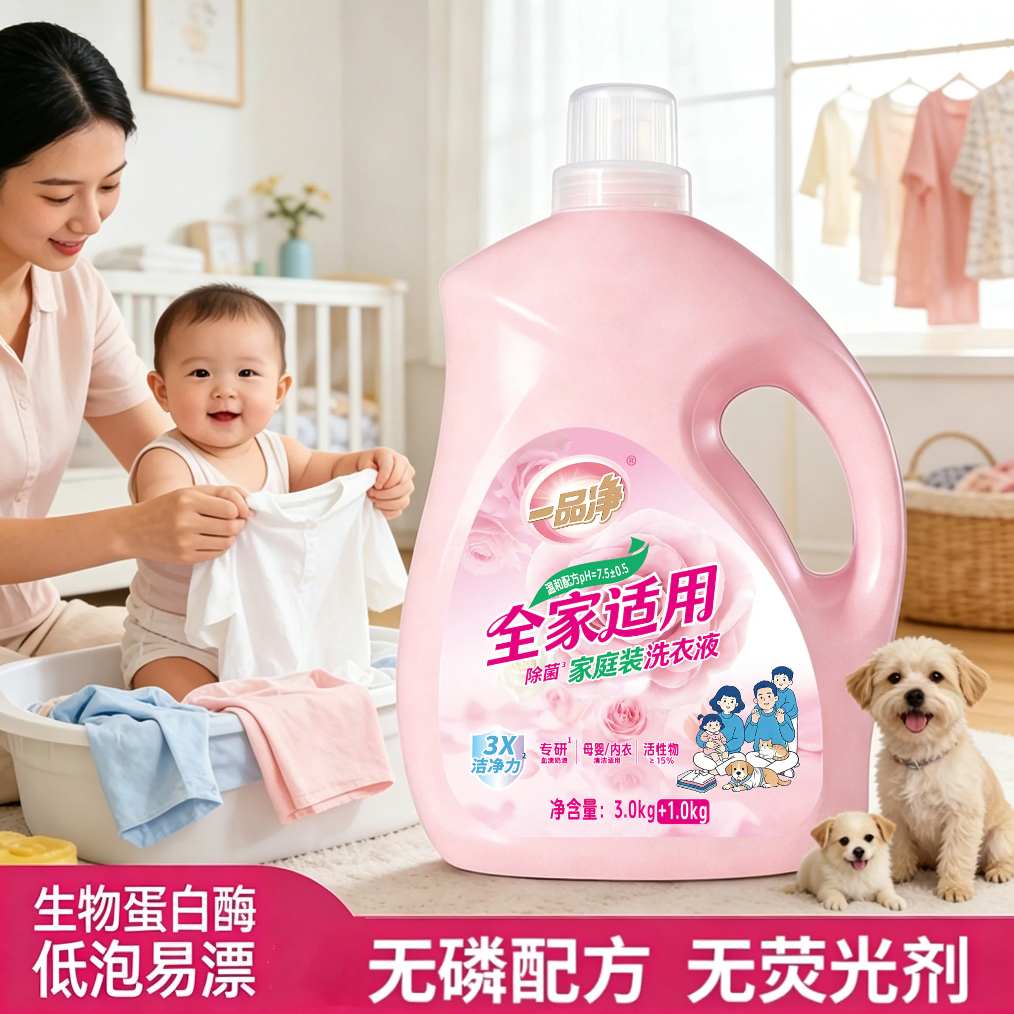Family Pack Antibacterial Laundry Detergent product detail image 4