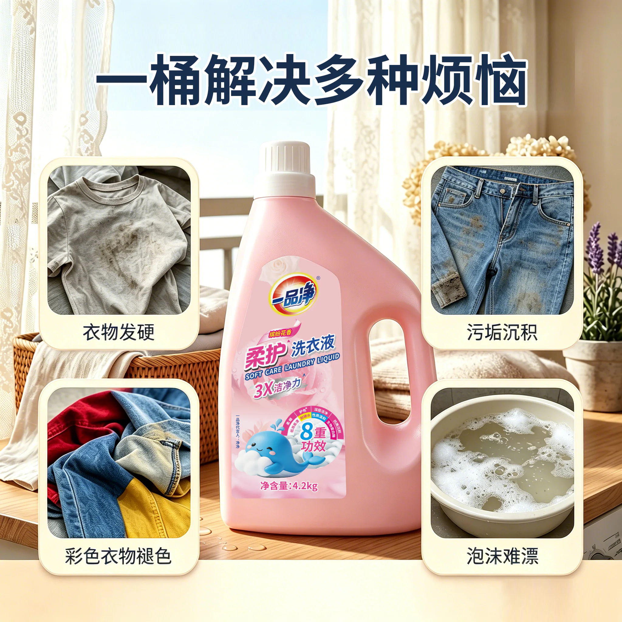 Gentle Care Laundry Detergent product detail image 2-3